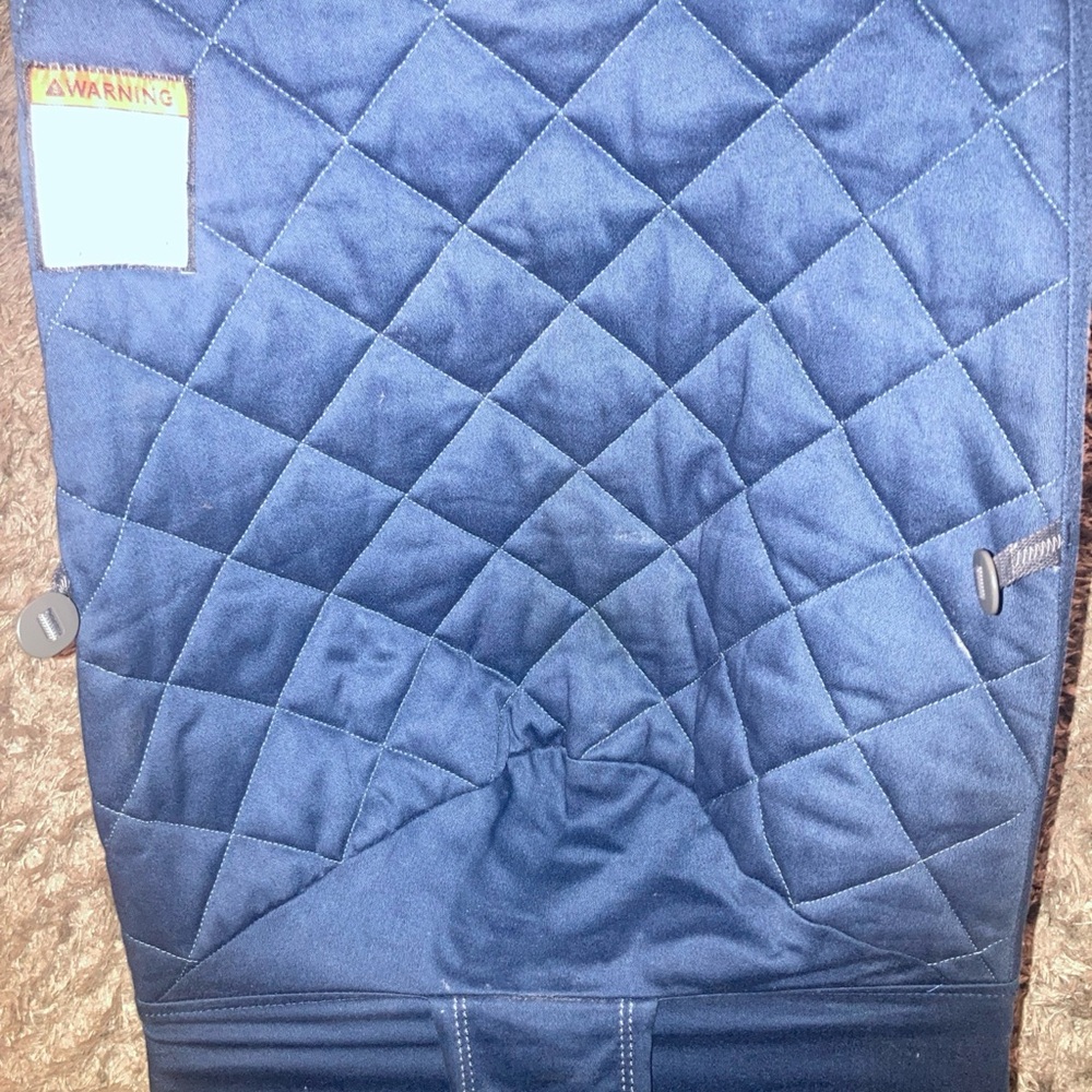 EUC Baby Bjorn Bliss Navy Quilted Baby Bouncer - Picture 6 of 7